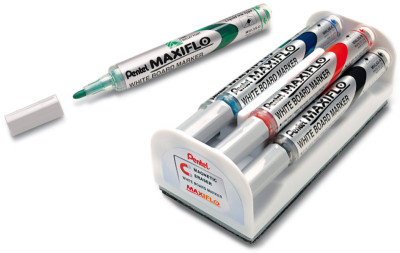 Pentel Set marqueur pour tableau blanc MAXIFLO MWL5M