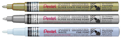 Pentel Marqueur laque PAINT MARKER MFP10, blanc
