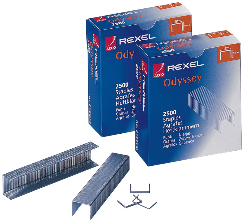 REXEL agrafes Odyssey pour agrafeuse Odyssey, zingué, en