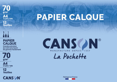 CANSON Calque satin, 240 x 320 mm, 70 g/m2