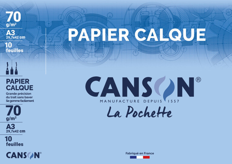 CANSON Calque satin, 240 x 320 mm, 70 g/m2
