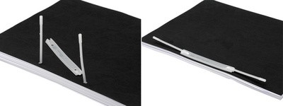 Fellowes Clip de fixation pour archives Bankers Box, Blanche