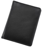 Alassio étui pour bloc-notes, en cuir, noir