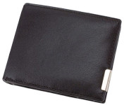 Alassio portemonnaie, format à l'italienne, cuir, noir Alassio portemonnaie, format à l'italienne, cuir, noir