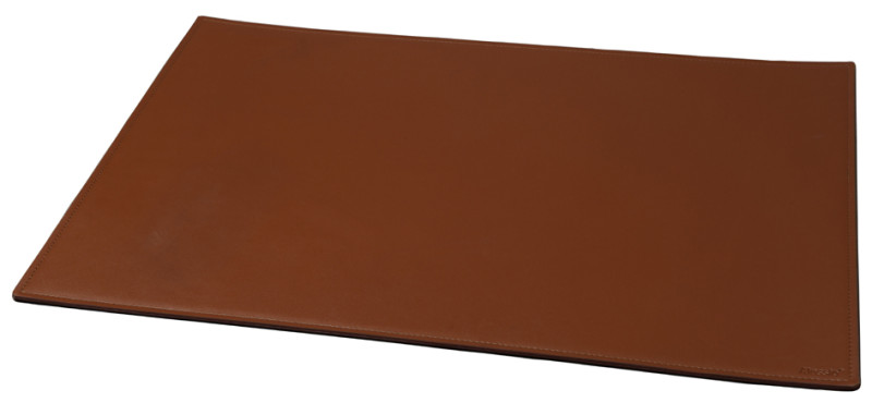 Alassio sous-main, vrai cuir, couleur cognac, 650x 450 mm