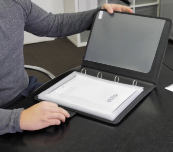 Alassio pochettes de rechange pour porte documents,format A4