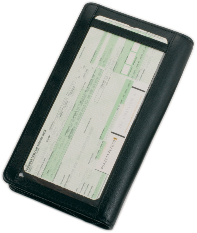 Alassio organiseur de voyage RFID Document Safe, en cuir
