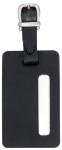 JSA porte-étiquette bagage, en cuir, noir JSA porte-étiquette bagage, en cuir, noir