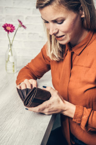 Alassio Porte-monnaie mesdames, cuir, marron foncée