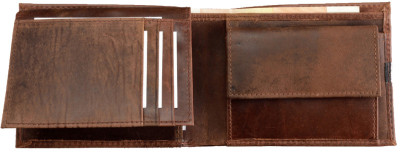 Alassio Porte-monnaie, cuir, marron foncé, format à