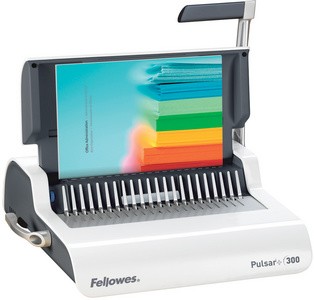 Fellowes Perforelieuse plastique Pulsar +300, blanc/argent