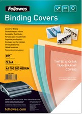 Fellowes Couverture, A3, PVC, transparent, 0,20 mm
