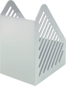 Helit Porte-revue design grille,format A5, polystyrène, noir