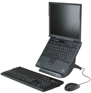 3M Support ordinateur portable LX550, en plastique, noir