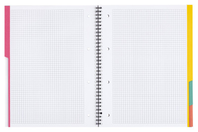 LANDRÉ Cahier à spirale avec intercalaires 