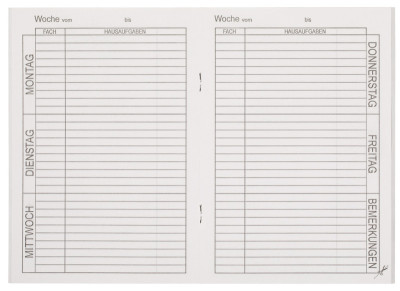 LANDRÉ livre de devoirs, DIN A5, 48 feuilles, motif de sport