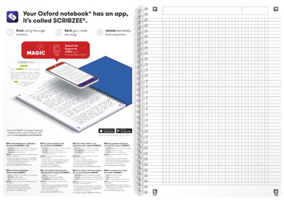 Oxford Cahier reliure intégrale 