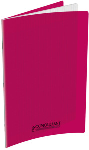 CONQUERANT CLASSIQUE Cahier 170 x 220 mm, séyès, rouge