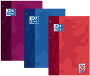 École bloc A4 Oxford, 50 feuilles, collé en haut, Décision 20