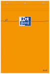 Oxford Bloc-notes, 85 x 120 mm, quadrillé,80 feuilles,orange
