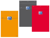 Oxford Bloc-notes, A6, quadrillé, 100 feuilles, orange Oxford Bloc-notes, A6, quadrillé, 100 feuilles, orange