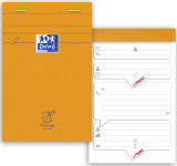 Oxford Bloc message agrafé, 110 x 170 mm, 80 feuilles Oxford Bloc message agrafé, 110 x 170 mm, 80 feuilles