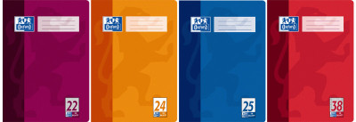 Oxford Cahier, format A4, linéature 3 / ligné, 16 feuilles