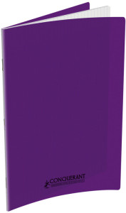 CONQUERANT CLASSIQUE Cahier 170 x 220 mm, séyès, violet