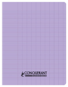 CONQUERANT CLASSIQUE Cahier 170 x 220 mm, séyès, violet