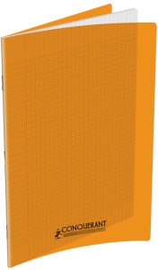 CONQUERANT CLASSIQUE Cahier 210 x 297 mm, séyès, orange