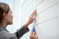 NOBO Gridding Tape, autoadhésif, 1,5 mm x 10 m, noir