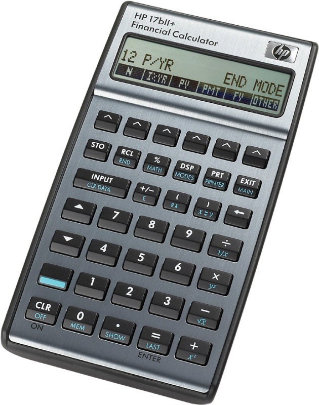 Hp calculatrice financière hp 10bii+, fonctionne par piles