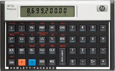 hp Calculatrice financière hp 12c Platinum