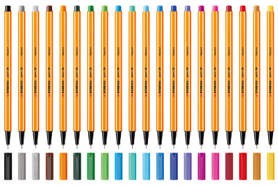 Stabilo points Fineliners 88, la largeur de ligne: 0,4 mm, eisblau