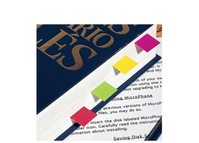 Kores Marque-pages en papier, 20 x 50 mm,