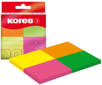 Kores Marque-pages en papier, 40 x 50 mm,