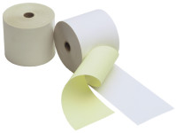 Kores caisses rouleau, 2 couches blanc/jaune, 57 mm x 25 m x Kores caisses rouleau, 2 couches blanc/jaune, 57 mm x 25 m x