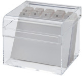 MAUL Boîte à fichier en acrylique,A7, en verre transparent MAUL Boîte à fichier en acrylique,A7, en verre transparent