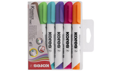 Kores Whiteboard-Marker K MARKER XW1, Rundspitze, 10er Etui