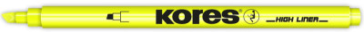 Kores Surligneur, pointe biseautée: 0,5 - 3,5 mm, jaune