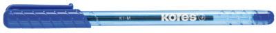 Kores stylo jetable K-PEN K1, noir, couleur de tracé: M