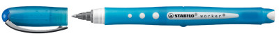 STABILO Stylo roller worker colorful, noir
