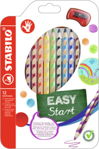 STABILO Crayon de couleur EASYcolors, pour gauchers, étui de