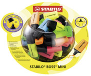 STABILO Surligneur BOSS MINI, présentoir de 50 STABILO Surligneur BOSS MINI, présentoir de 50