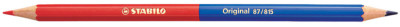 STABILO Crayon bicolore Original, hexagonal, rouge/bleu