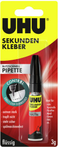 UHU colle instantanée blitzschnell PIPETTE, 10g