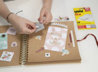 UHU Pastilles adhésives patafix homedeco, détachable, blanc