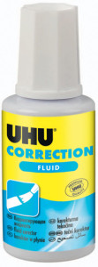 UHU Liquide de correction Correction Fluid, blanc, 20 ml