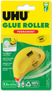 UHU Roller de colle Dry & Clean Roller, non permanent