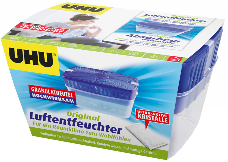 Absorbeur d'humidité original Airmax by UHU - 450g - 6313435 - Espace  Bricolage